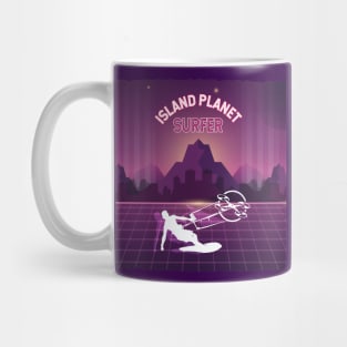 Island Planet Surfer Mug